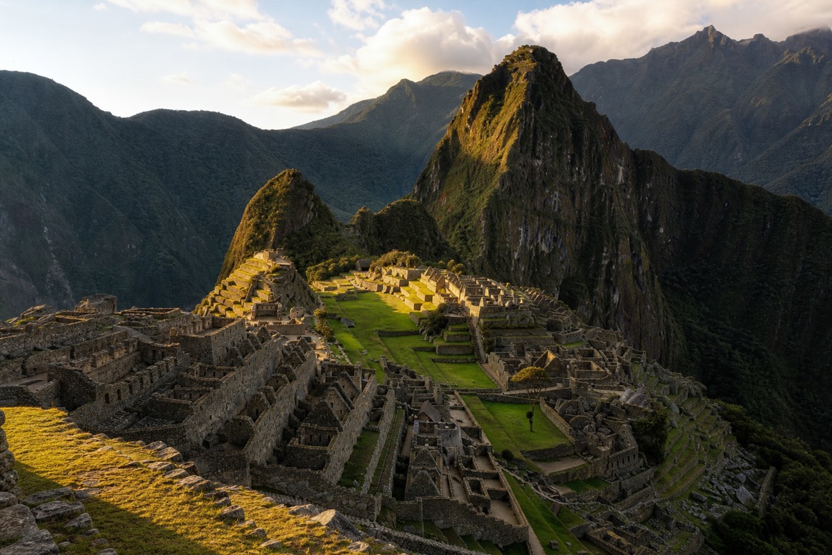 The Inca citadel of Machu Picchu