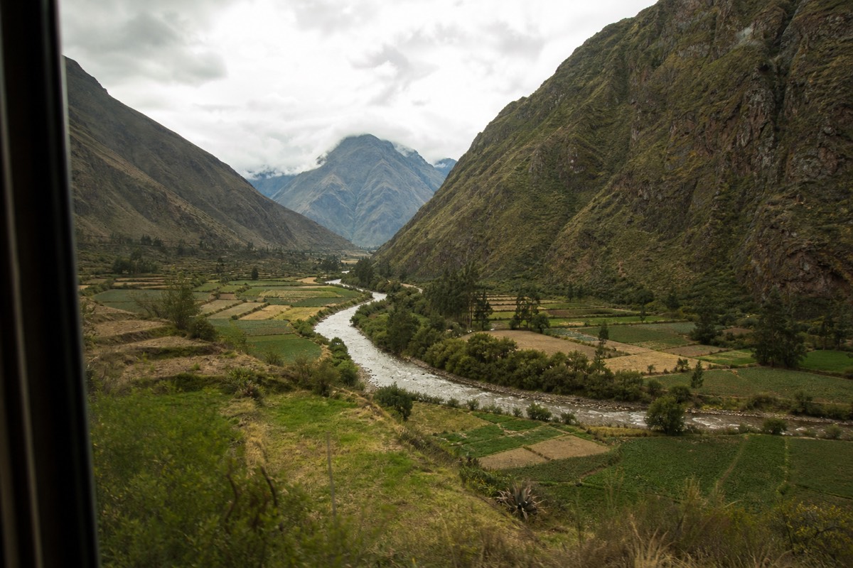 The Sacred Valley along the Urubamba River
