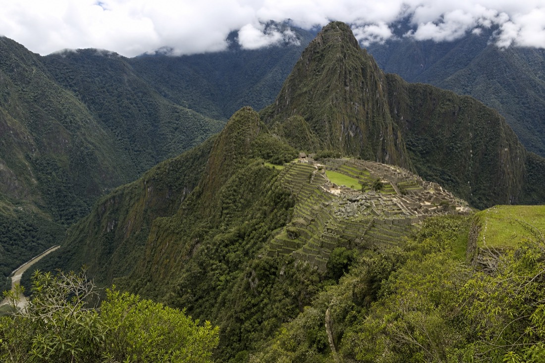 The Belmond Hiram Bingham on the line to Machu Picchu